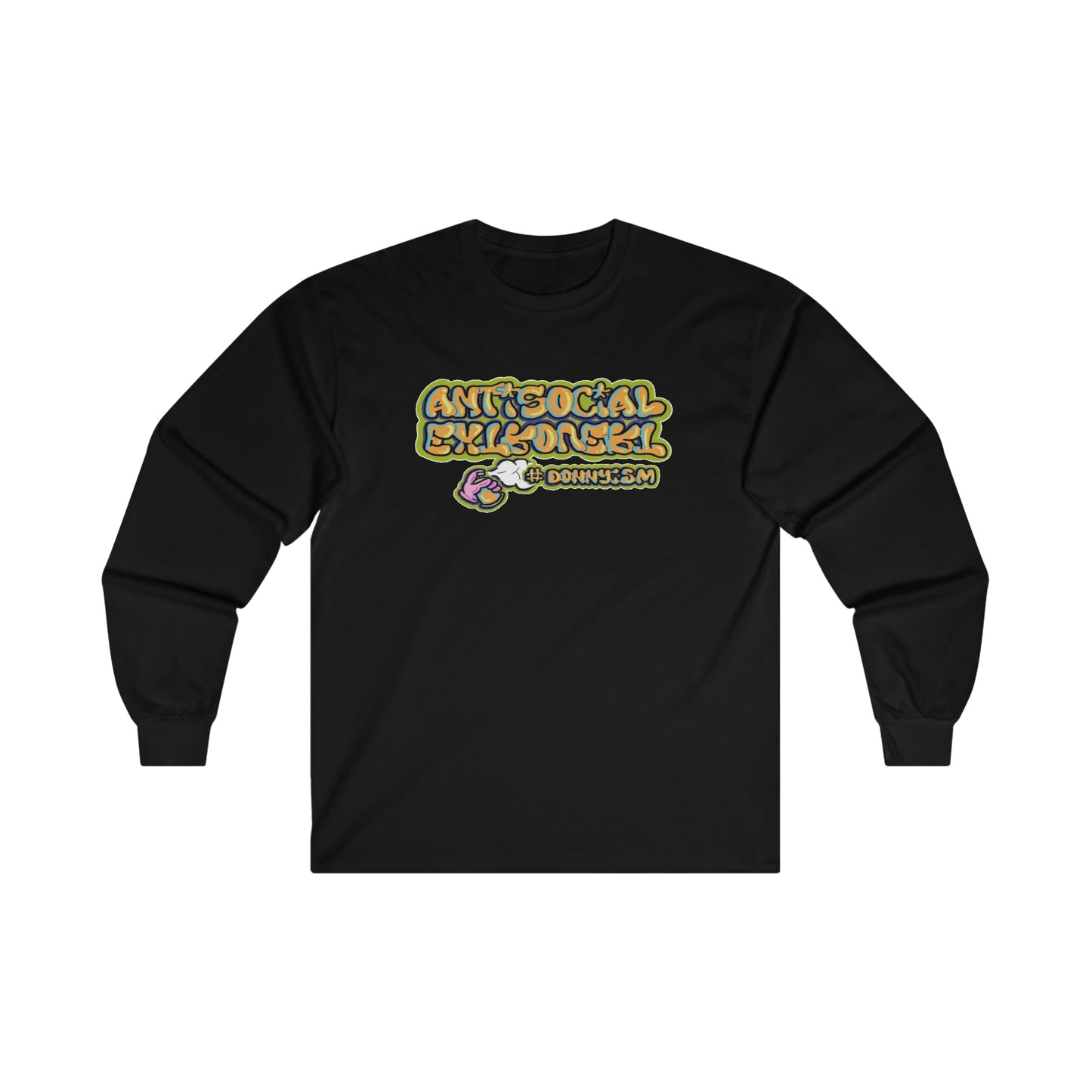 NY Bubble Letters A.E. Long Sleeve Tee